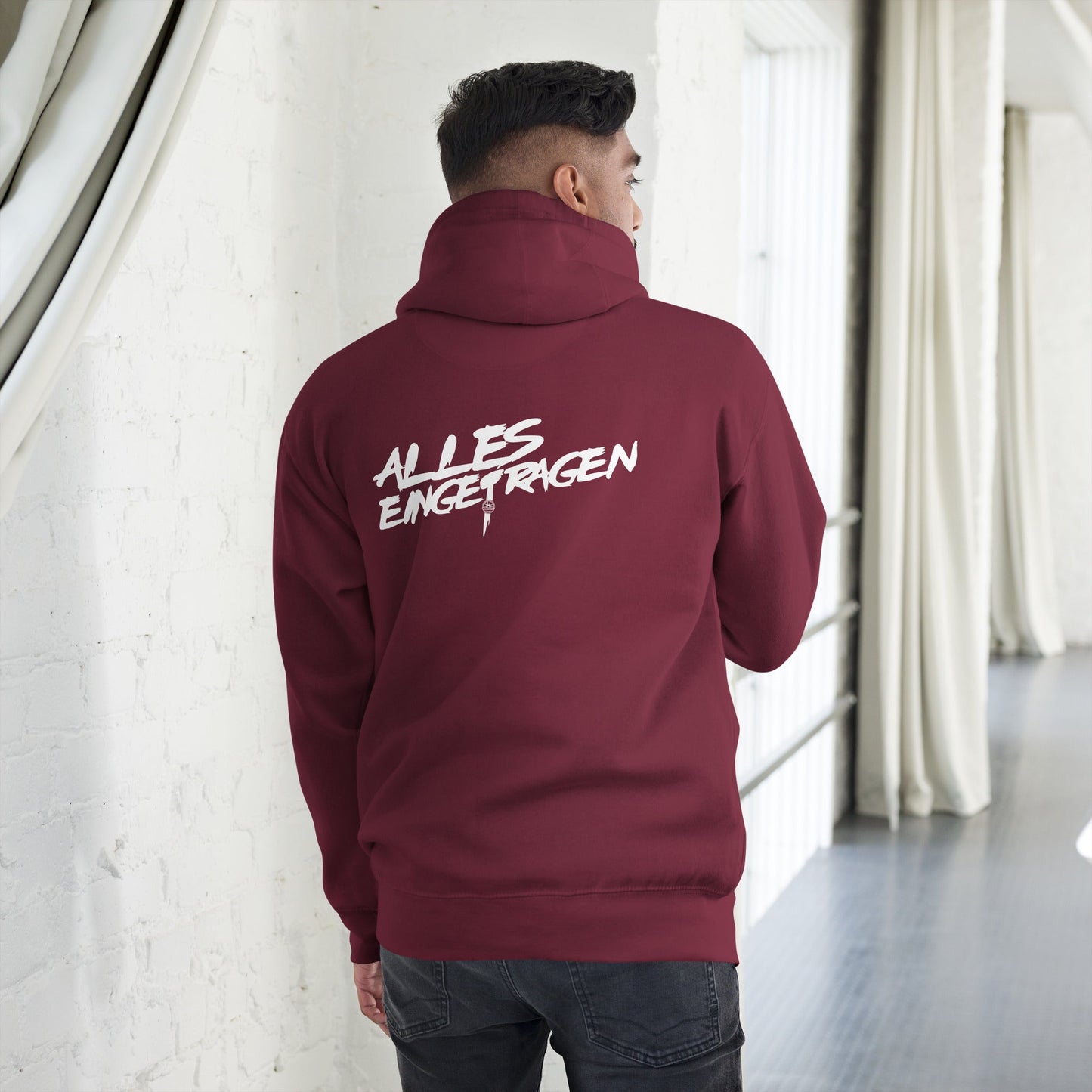 ALLES EINGETRAGEN - Kastanienbraun / S - Hoodie