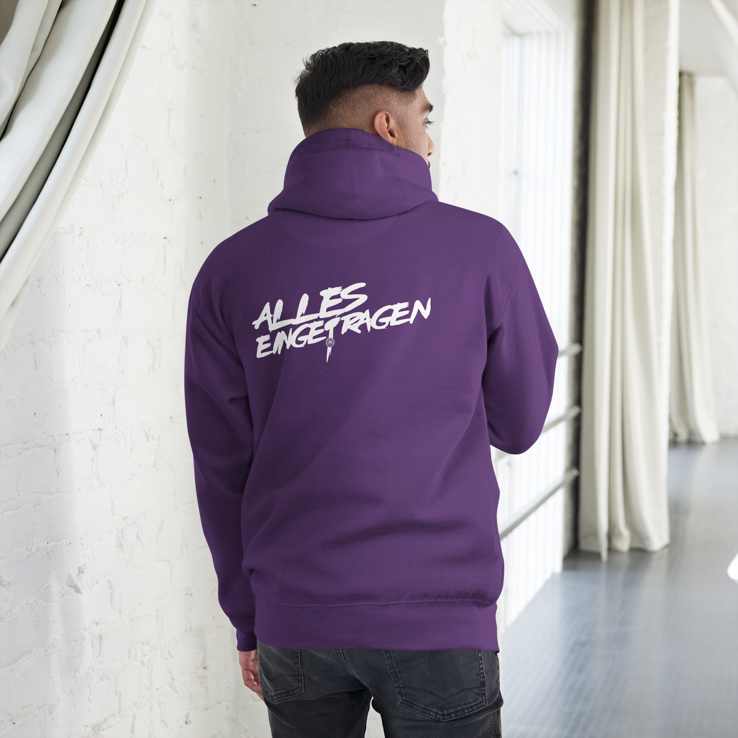 ALLES EINGETRAGEN - Lila / S - Hoodie