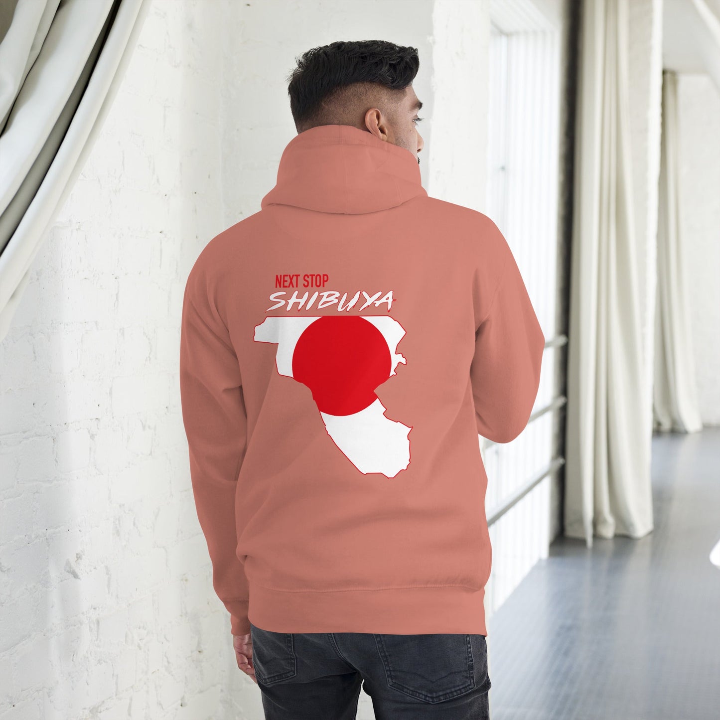 NEXT STOP: SHIBUYA - Dusty Rose / S - Hoodie