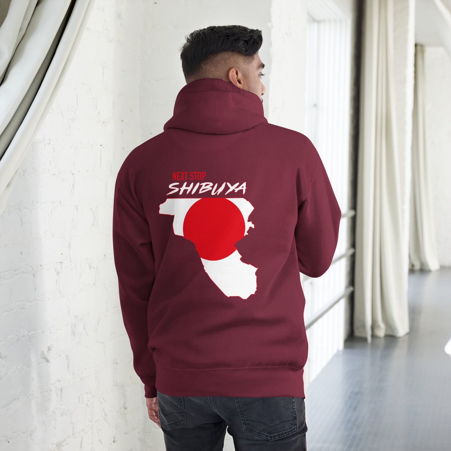 NEXT STOP: SHIBUYA - Kastanienbraun / S - Hoodie