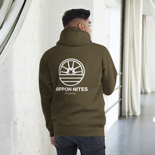 NIPPON NITES - Militärgrün / S - Hoodie