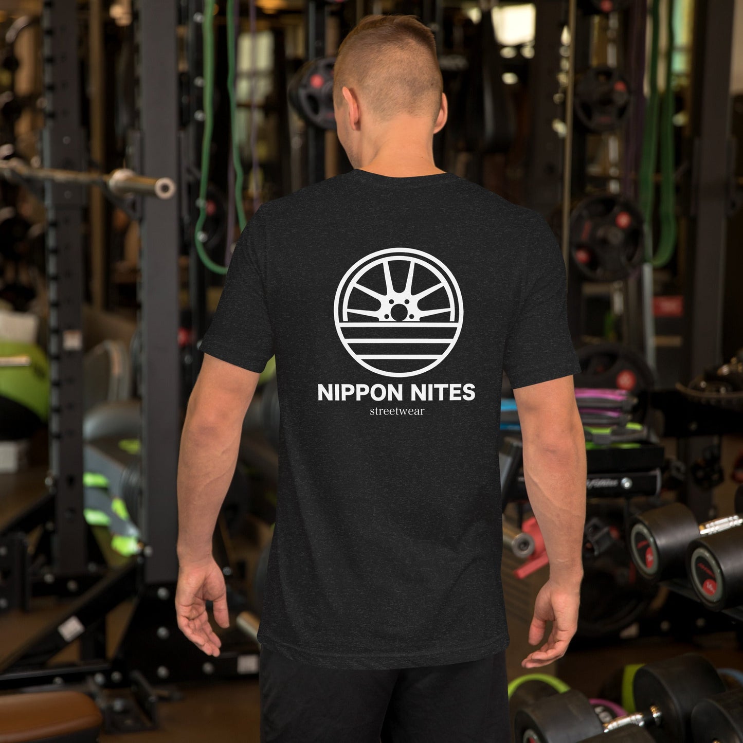 NIPPON NITES - Schwarz Heather / S - T-Shirt