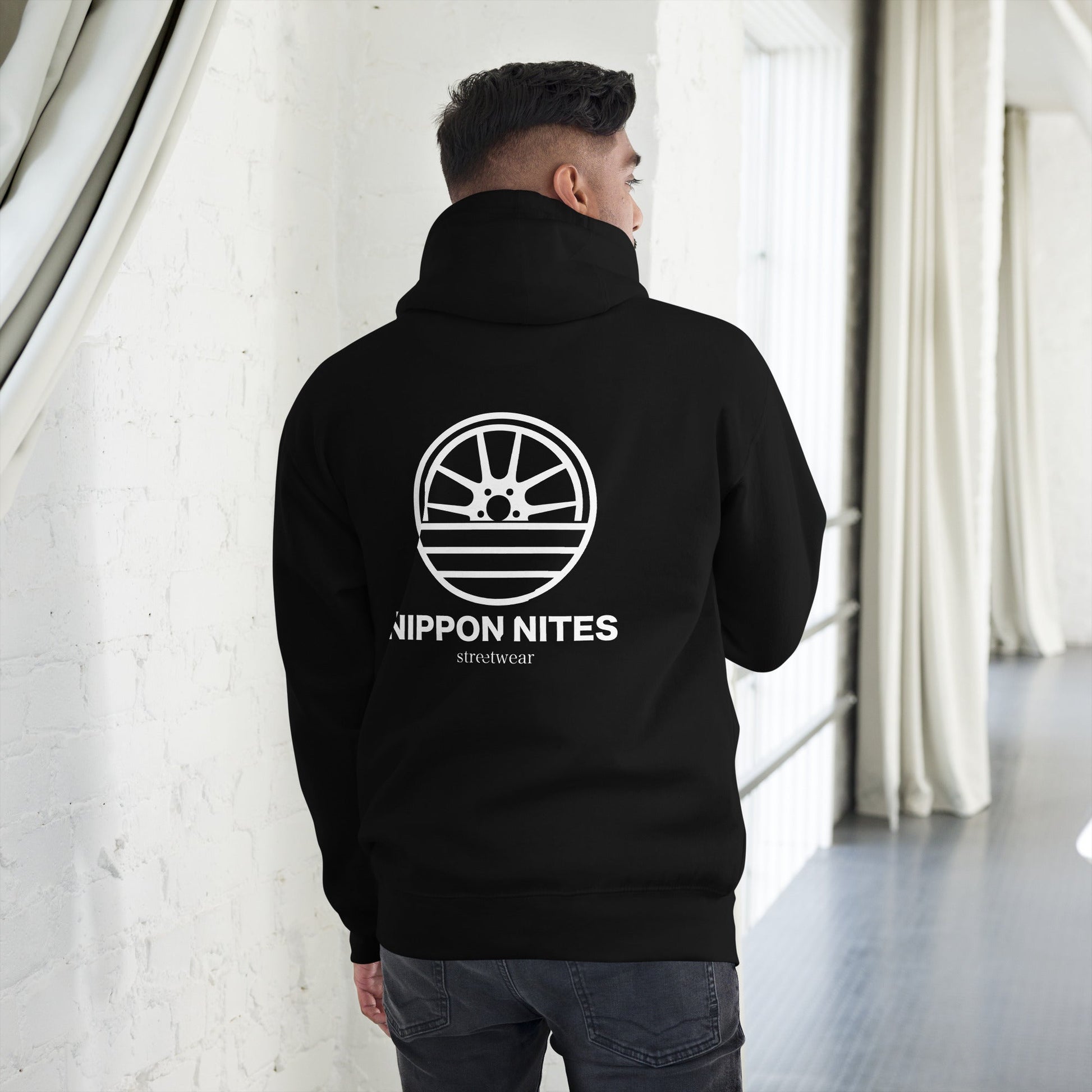 NIPPON NITES - Schwarz / S - Hoodie