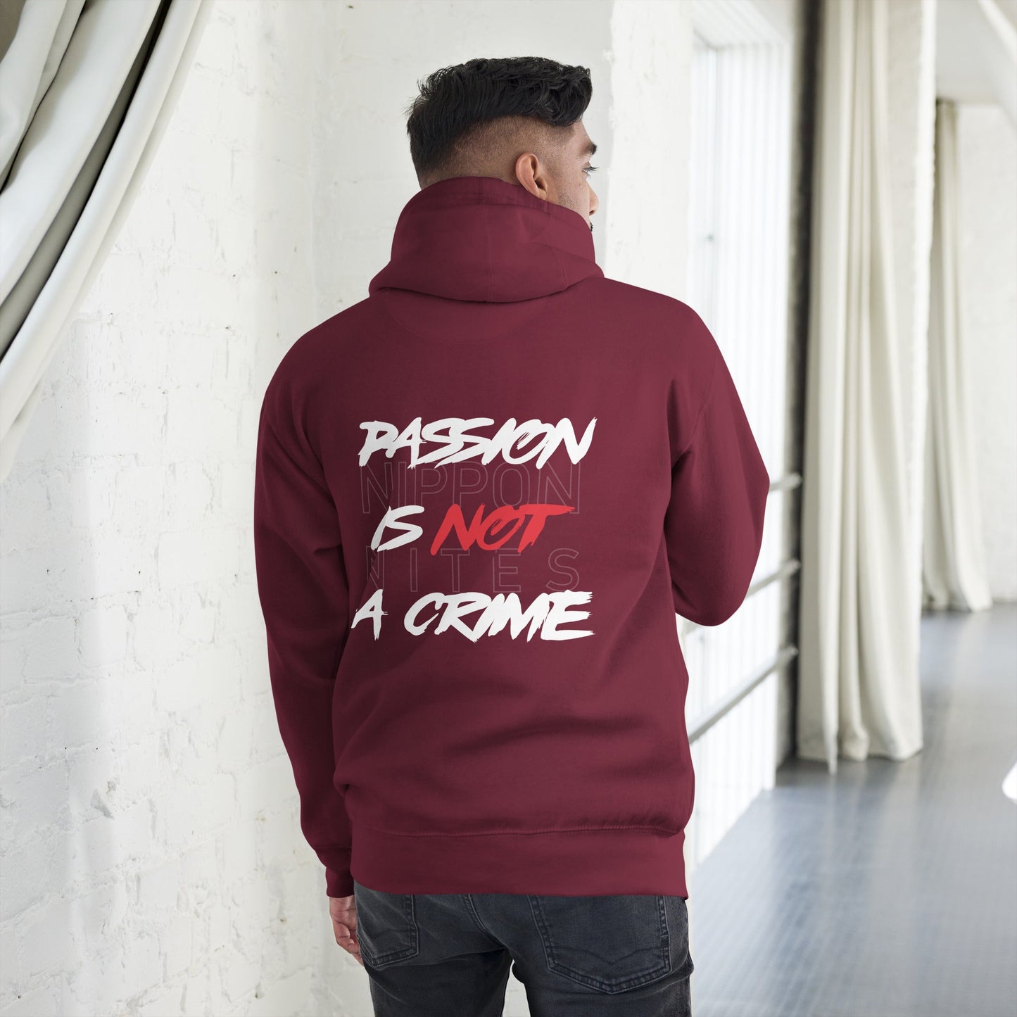 PASSION IS NOT A CRIME - Kastanienbraun / S - Hoodie