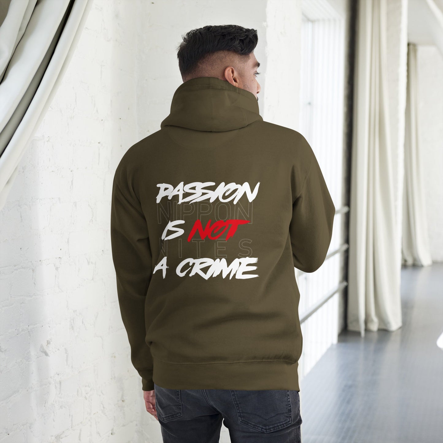 PASSION IS NOT A CRIME - Militärgrün / S - Hoodie