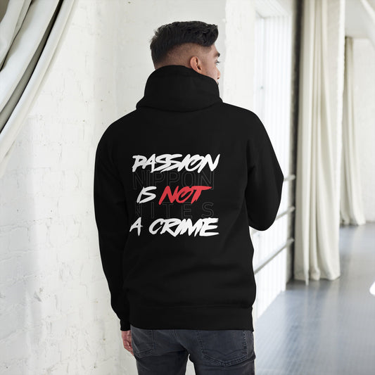 PASSION IS NOT A CRIME - Schwarz / S - Hoodie