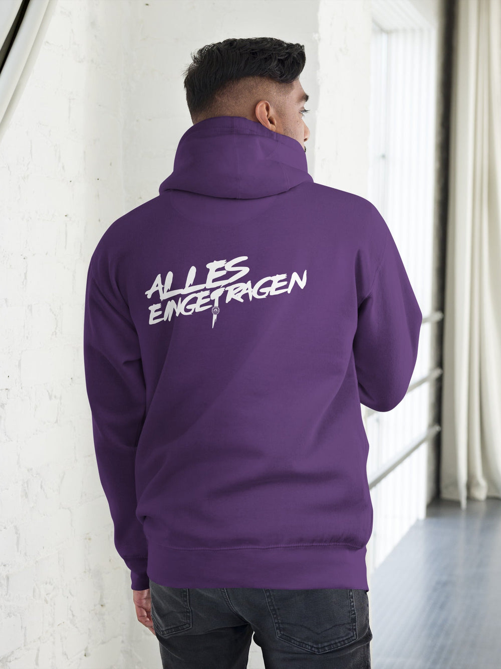ALLES EINGETRAGEN - Lila / S - Hoodie
