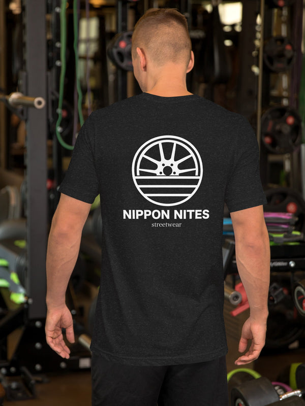 NIPPON NITES - Schwarz Heather / S - T-Shirt