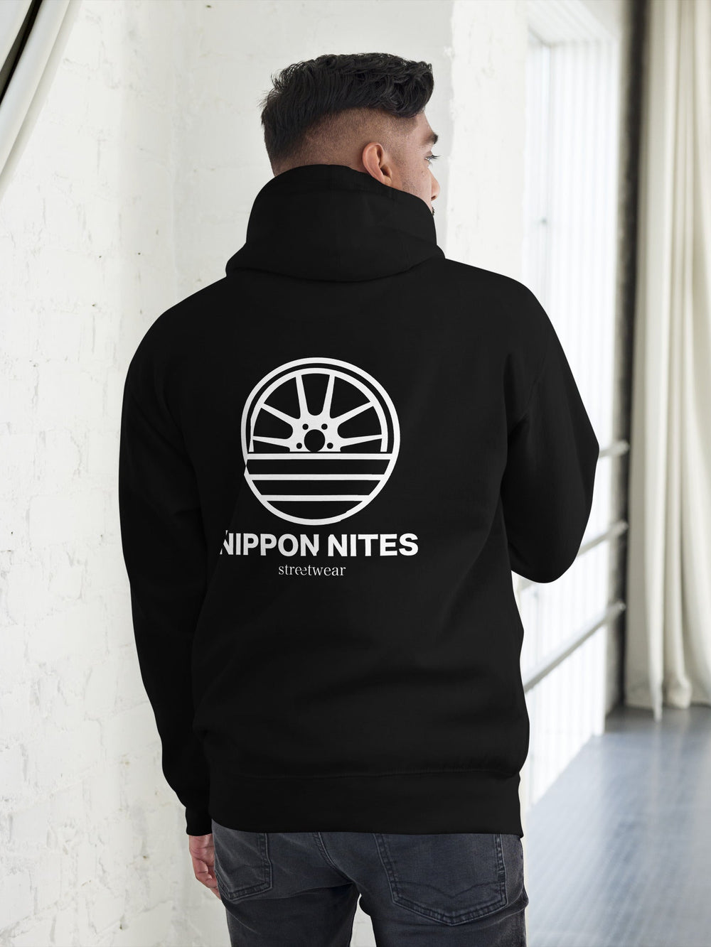 NIPPON NITES - Schwarz / S - Hoodie