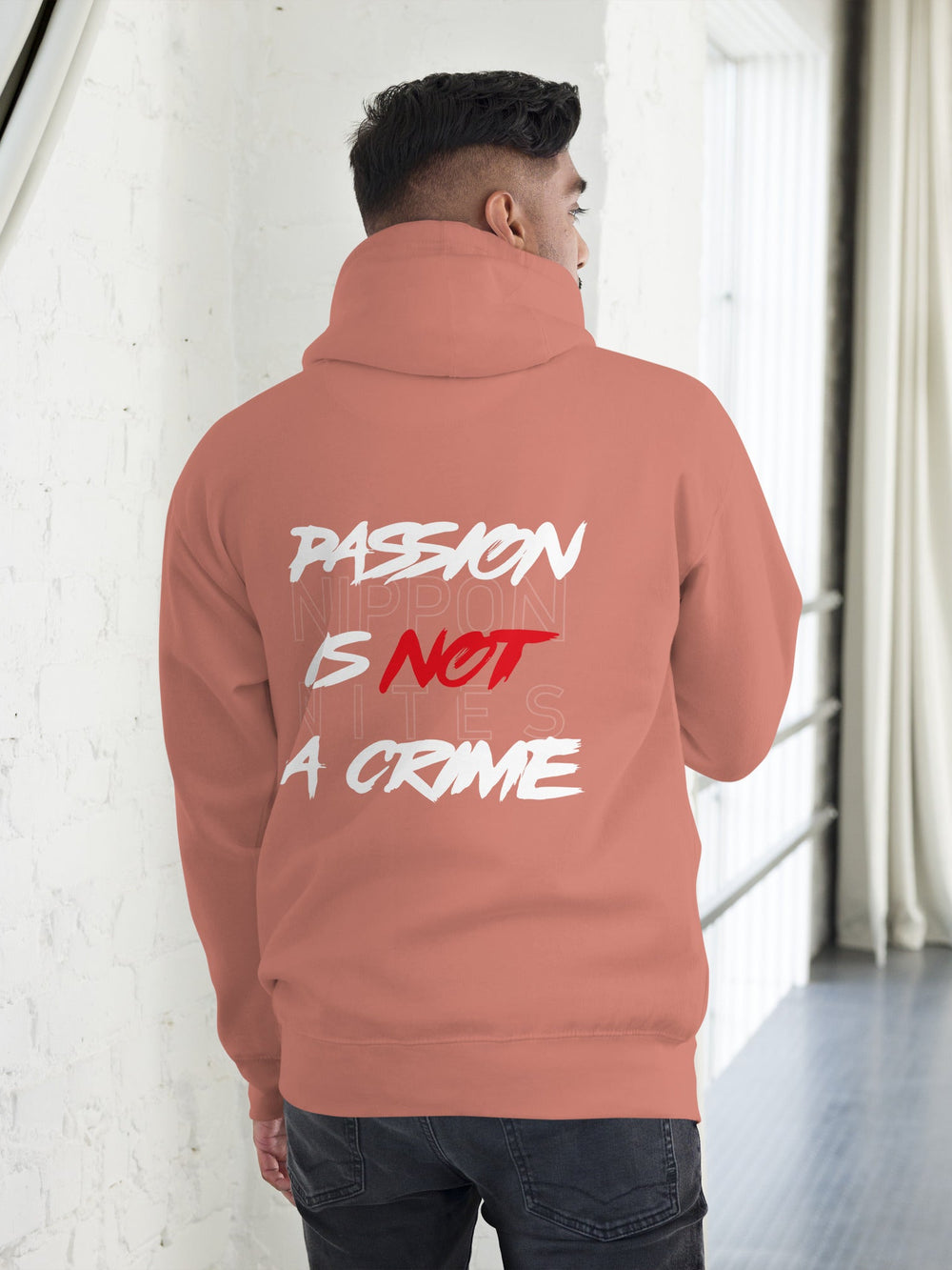 PASSION IS NOT A CRIME - Dusty Rose / S - Hoodie