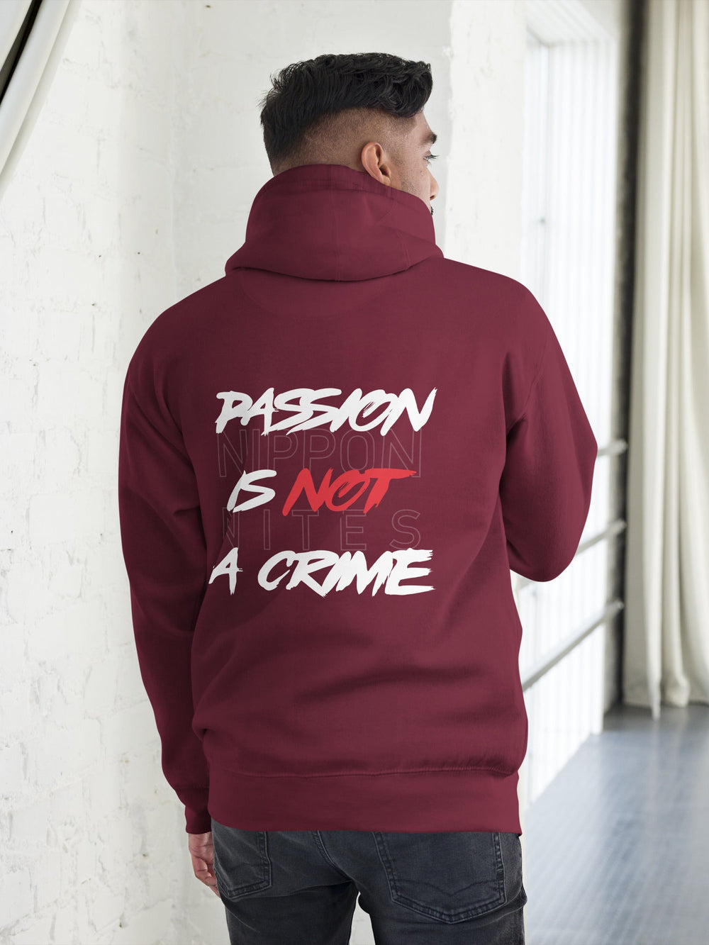 PASSION IS NOT A CRIME - Kastanienbraun / S - Hoodie