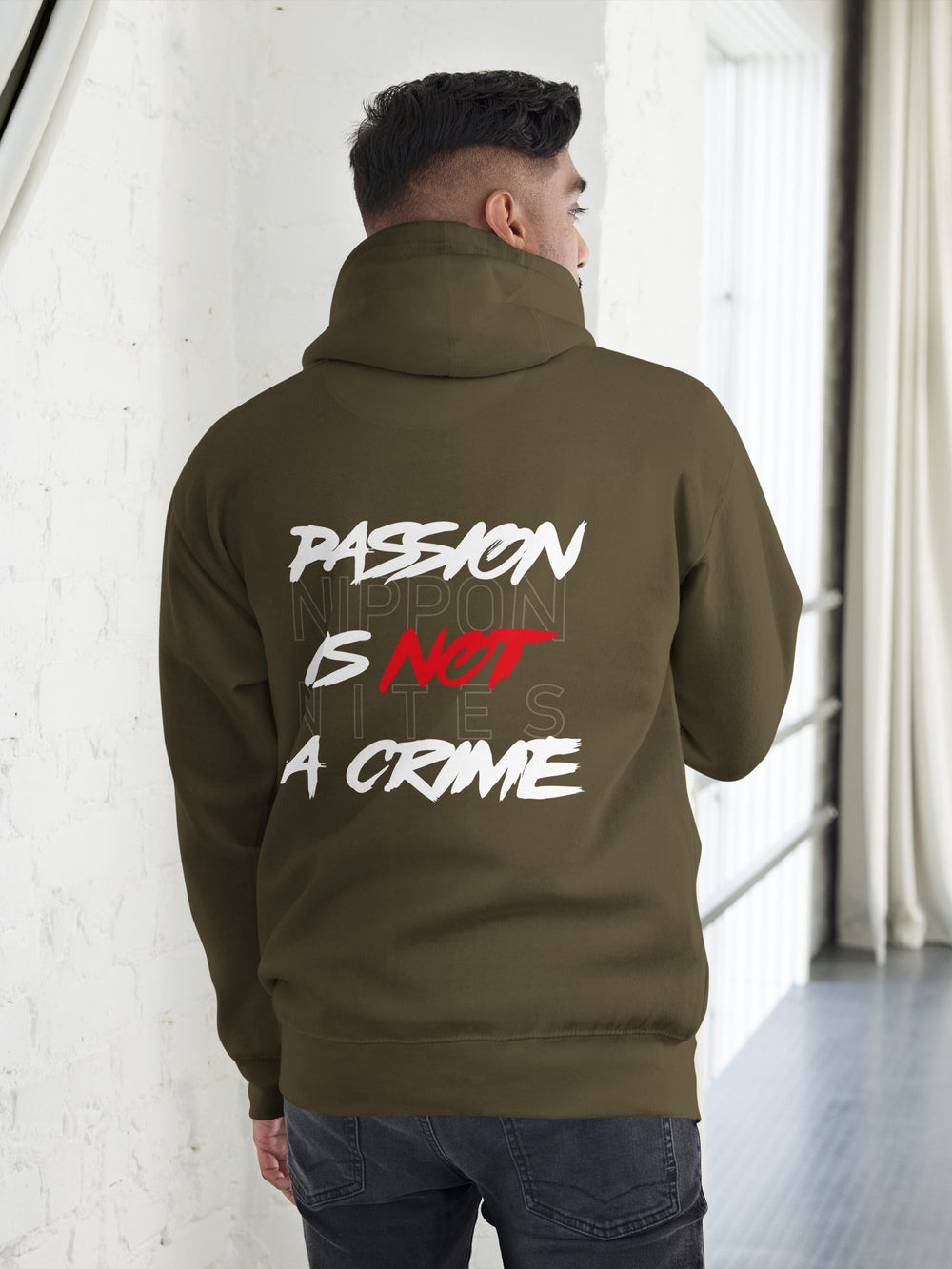 PASSION IS NOT A CRIME - Militärgrün / S - Hoodie